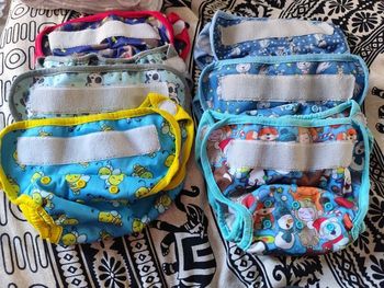 Lot de 6 couches bum diapers