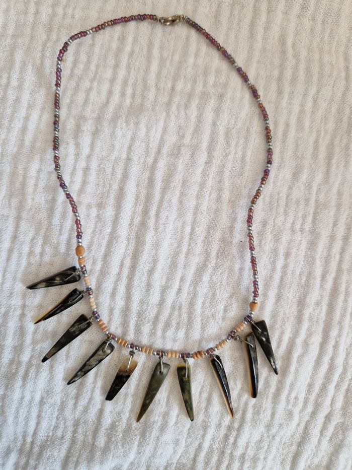 Collier femme perles