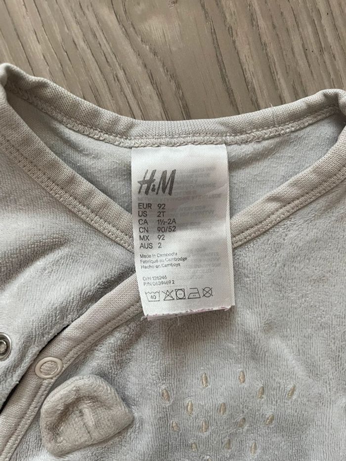 2 pyjamas 92 cm - photo numéro 5