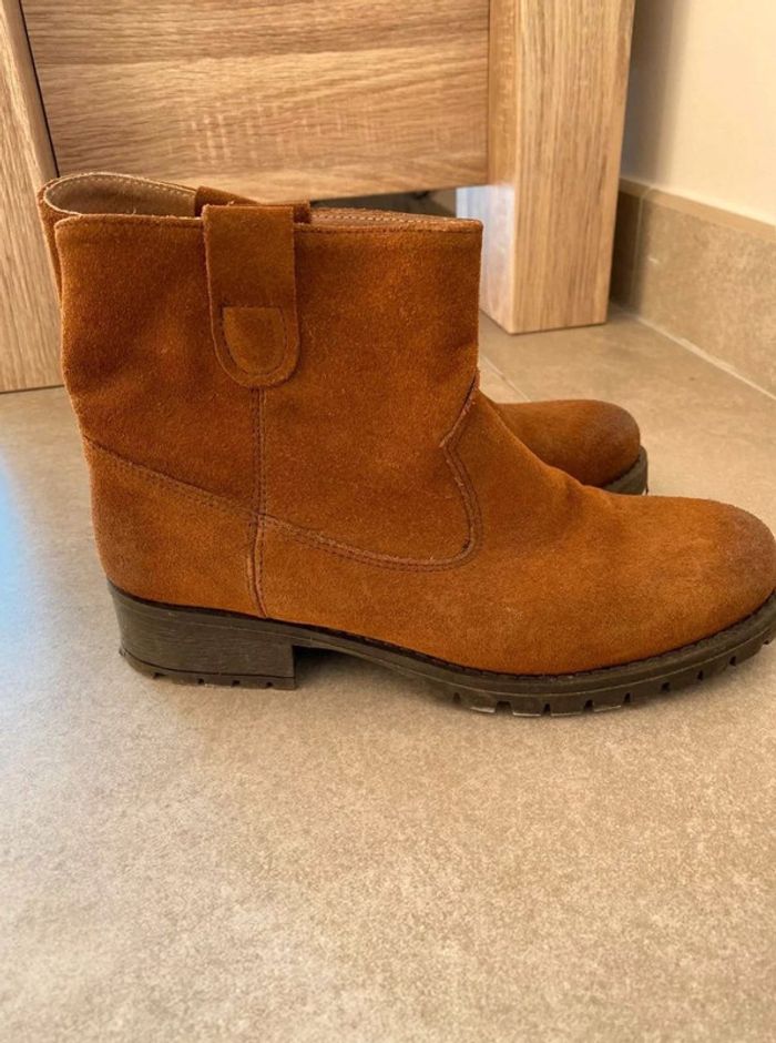 Bottines daim - photo numéro 3