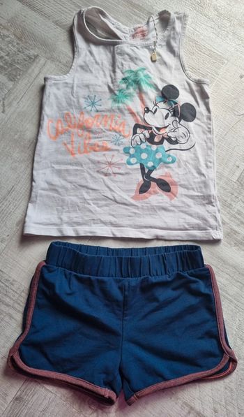 Ensemble été minnie 6 ans