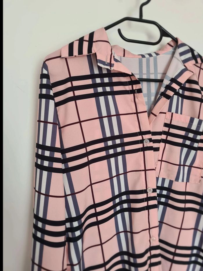 Chemise longue / robe chemise taille36 38 - photo numéro 2
