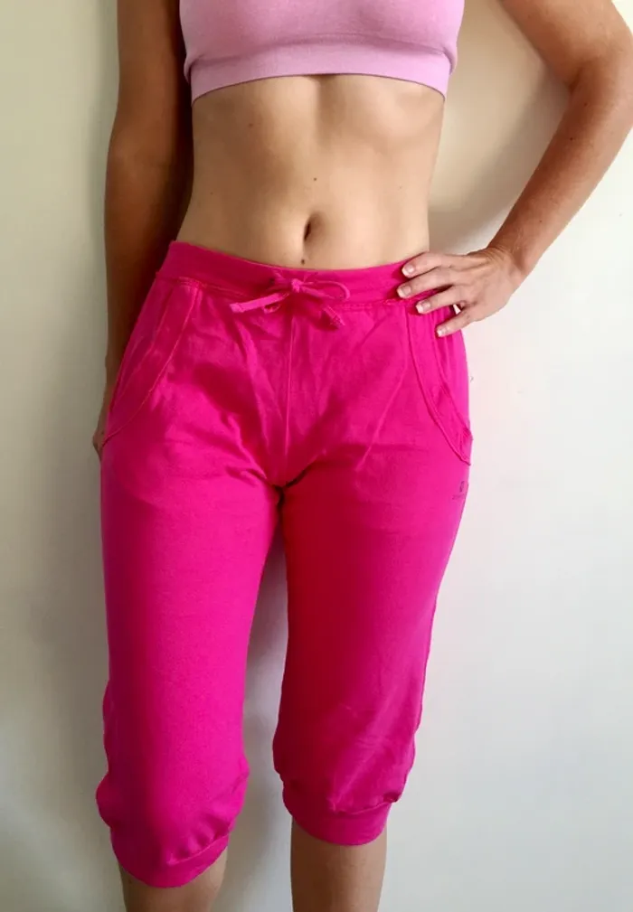Pantacourt de sport rose