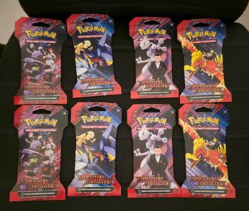 Pokémon 2 Artset de 8 Boosters EV10 Rivalités Destinées sous Blisters Cartonnés