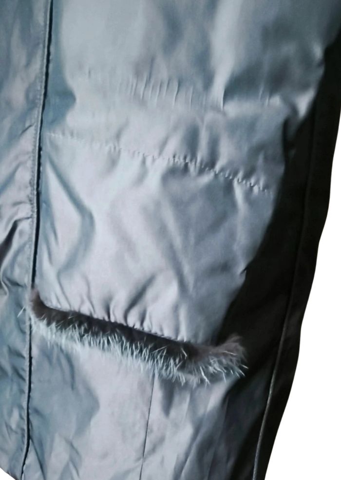 Manteau long doudoune Moncler Taille 2 - 38/40 Gris foncé - photo numéro 8