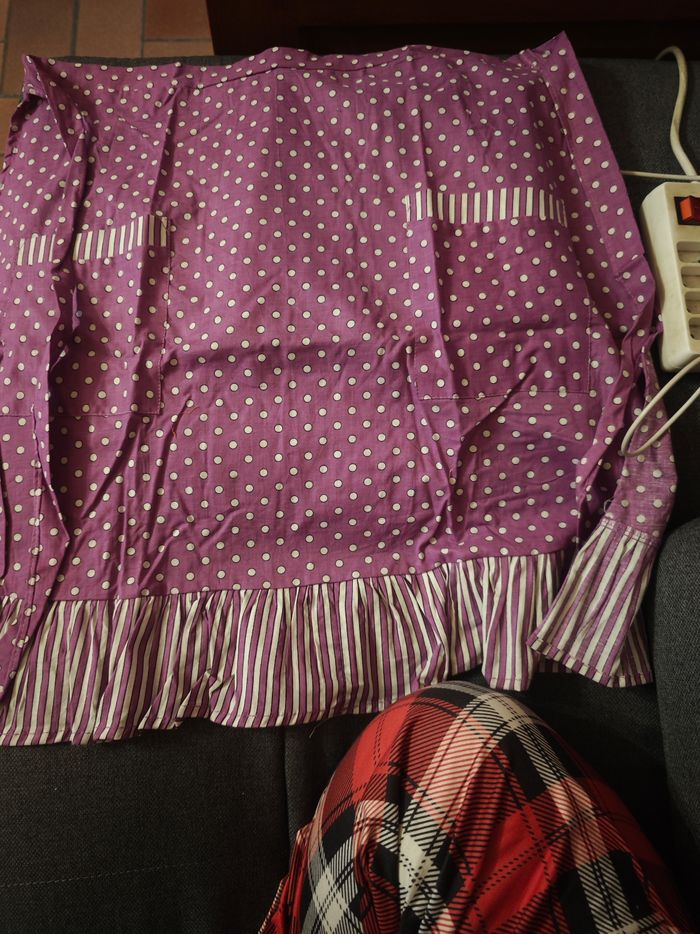 Tablier sans bavette violet - photo numéro 2