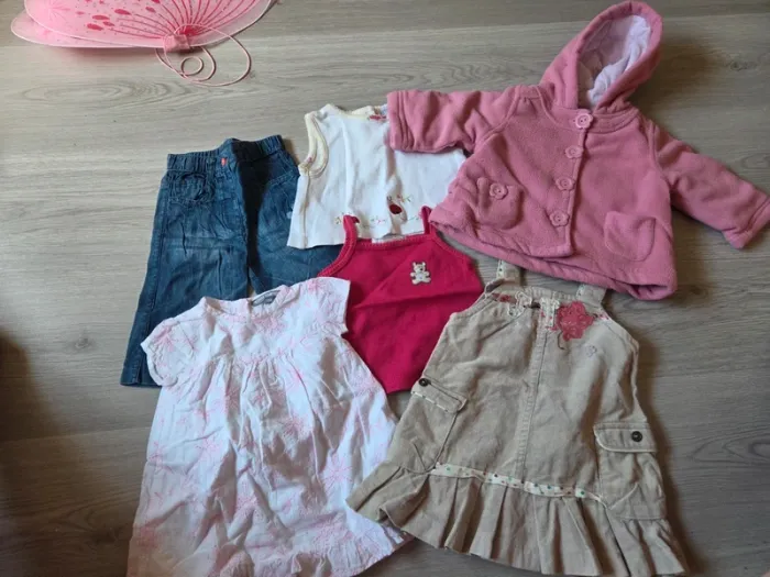 Lot 23 vêtements 3 mois fille / toutes marques - photo numéro 5