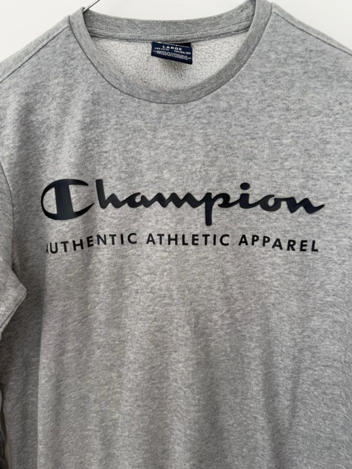 Sweat Champion garçon 11-12 ans gris parfait état - photo numéro 2