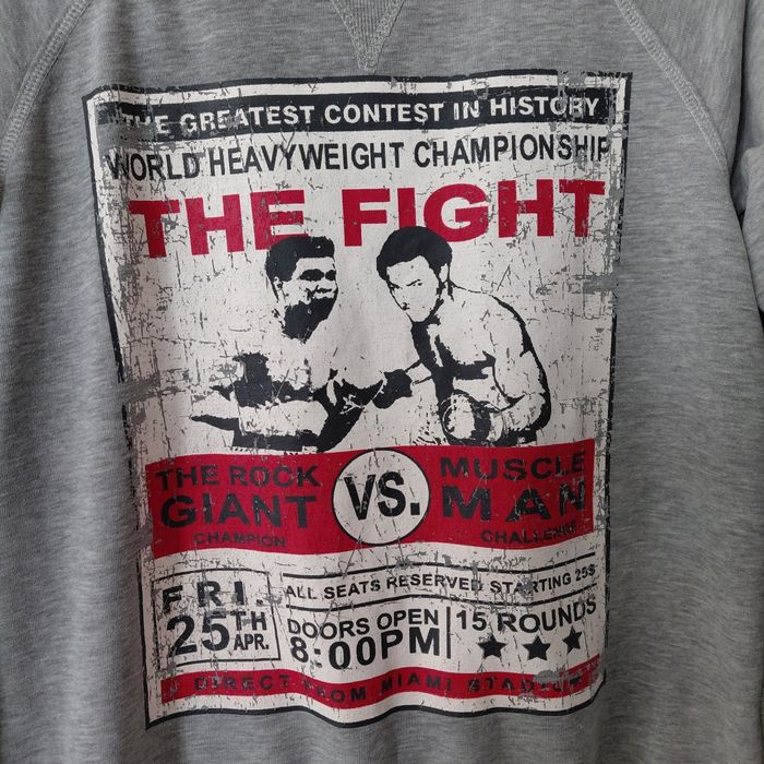Retro Boxing Sport way- sweat gris 14 ans - photo numéro 3