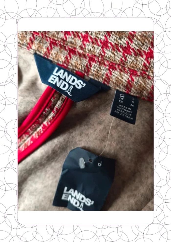 Veste a carreaux lands'end - photo numéro 13