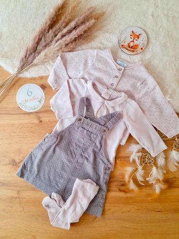 Ensemble tenue automne hiver 6 mois Obaibi