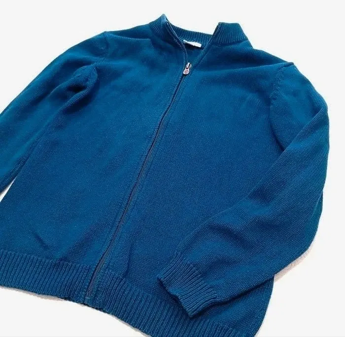Gilet Zippé Bleue pour Garçon. Taille 10 ans. 140 cms - photo numéro 4