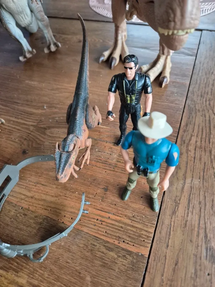 Lot figurines jurassic park vintage - photo numéro 2