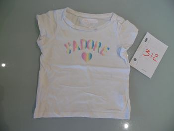 t-shirt 2 ans in extenso