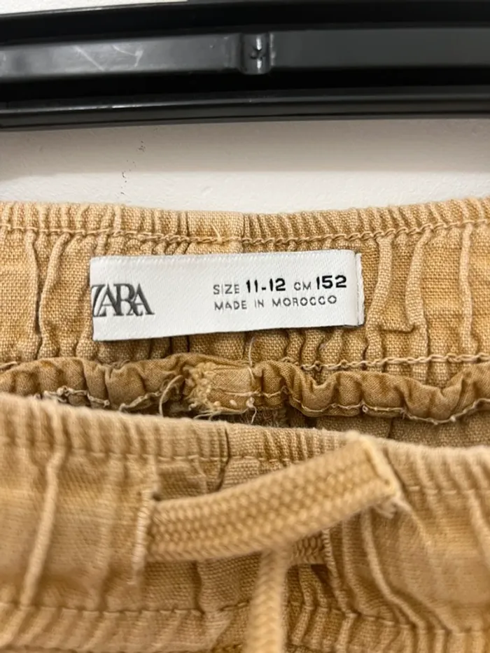 Pantalon en coton camel - photo numéro 6