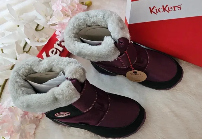 Bottes Bottines Après ski Fourrées Waterproof Kickers T32 - photo numéro 3