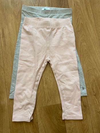Lot de 2 leggins fille 18 mois