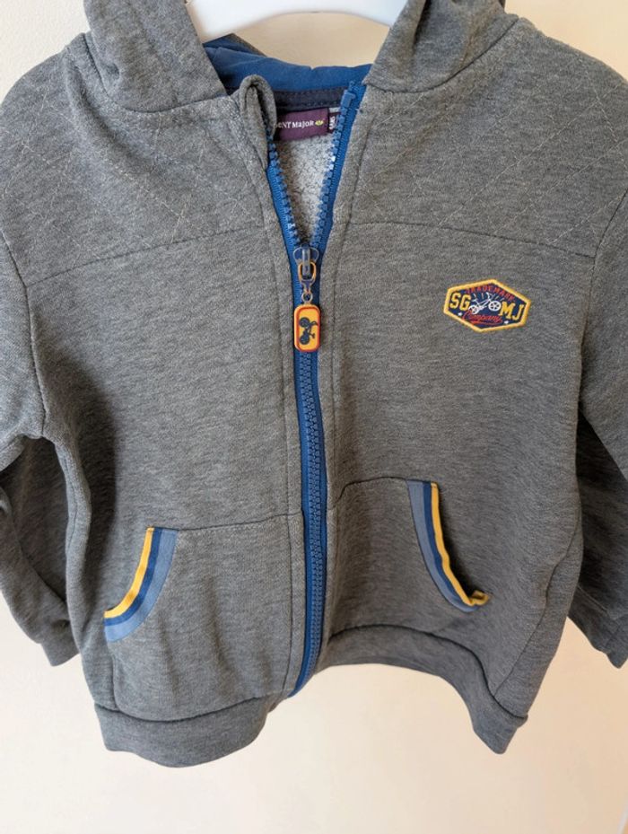 Sweat zippé Sergent Major 4 ans - photo numéro 2