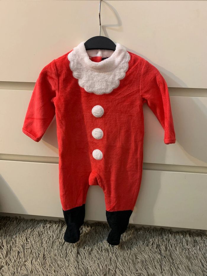 Grenouillère père Noël (taille 6 mois) - photo numéro 3