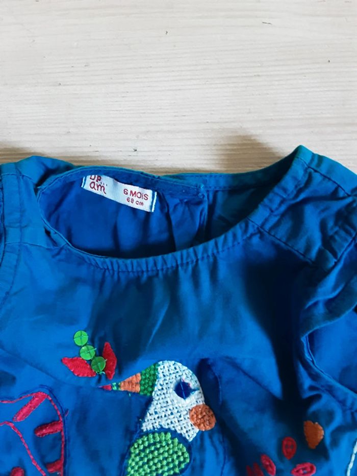 Robe été 100% coton T. 6 mois - photo numéro 3