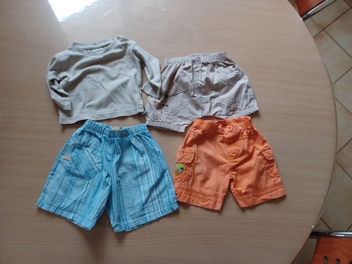 Lot shorts et t-shirt 3 mois