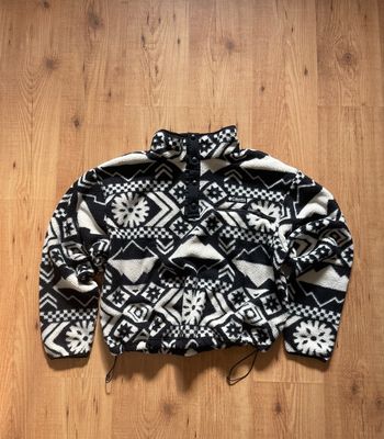 Sweat polaire Columbia helvetia sherpa zip motif aztèques 