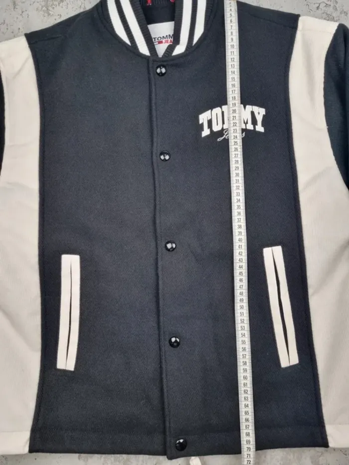 College Jacket Tommy Jeans noir, S Hommes - photo numéro 10
