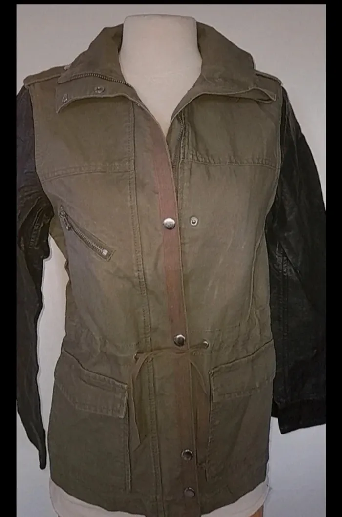 Veste kaki et noir h&m taille 34