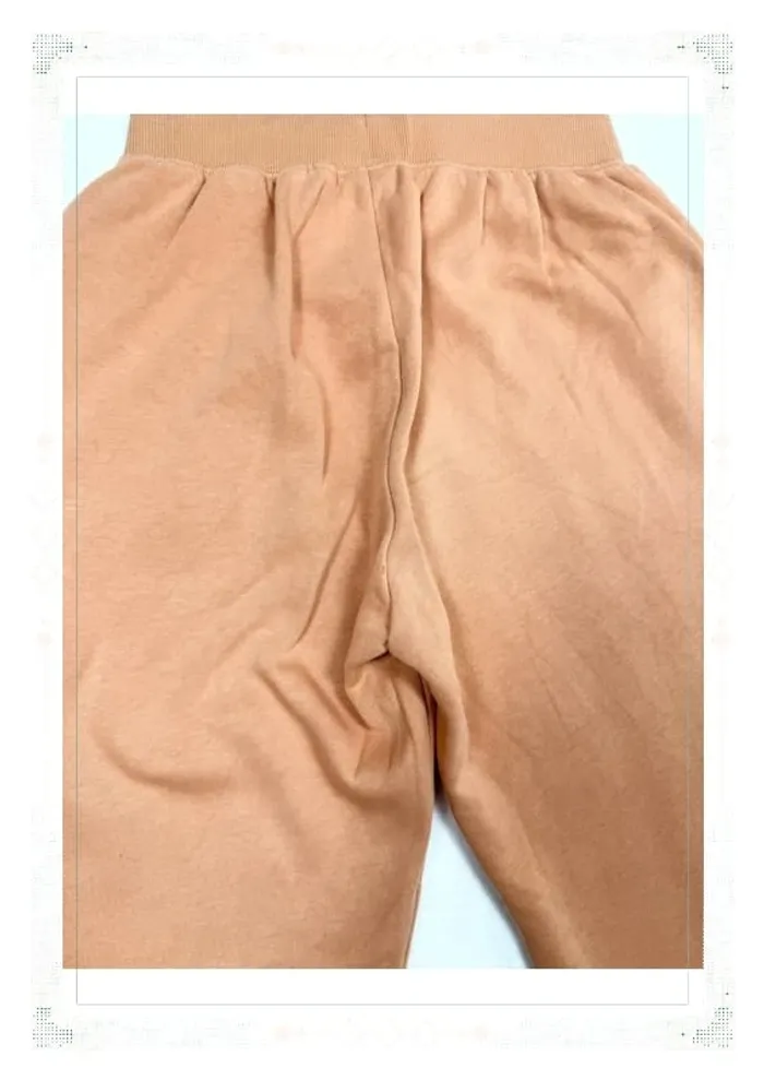 Nike jogging taille haute coupe large orange claire femme taille XS coton - photo numéro 12