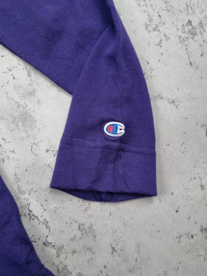 Sweat à capuche Champion violet – Taille S Femme (mesures en photos) - photo numéro 8