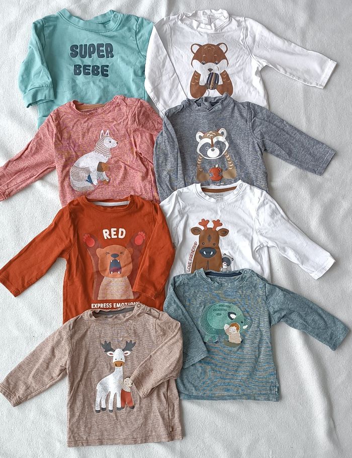 Lot t-shirt Obaibi Mots d'enfants