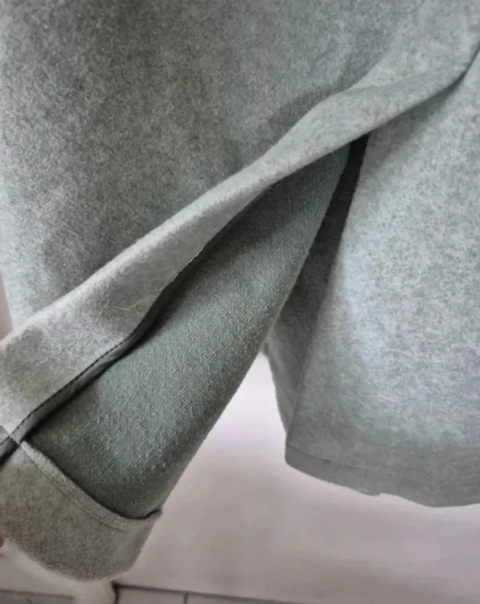 Manteau long vert pimkie avec boutons et poches - photo numéro 8