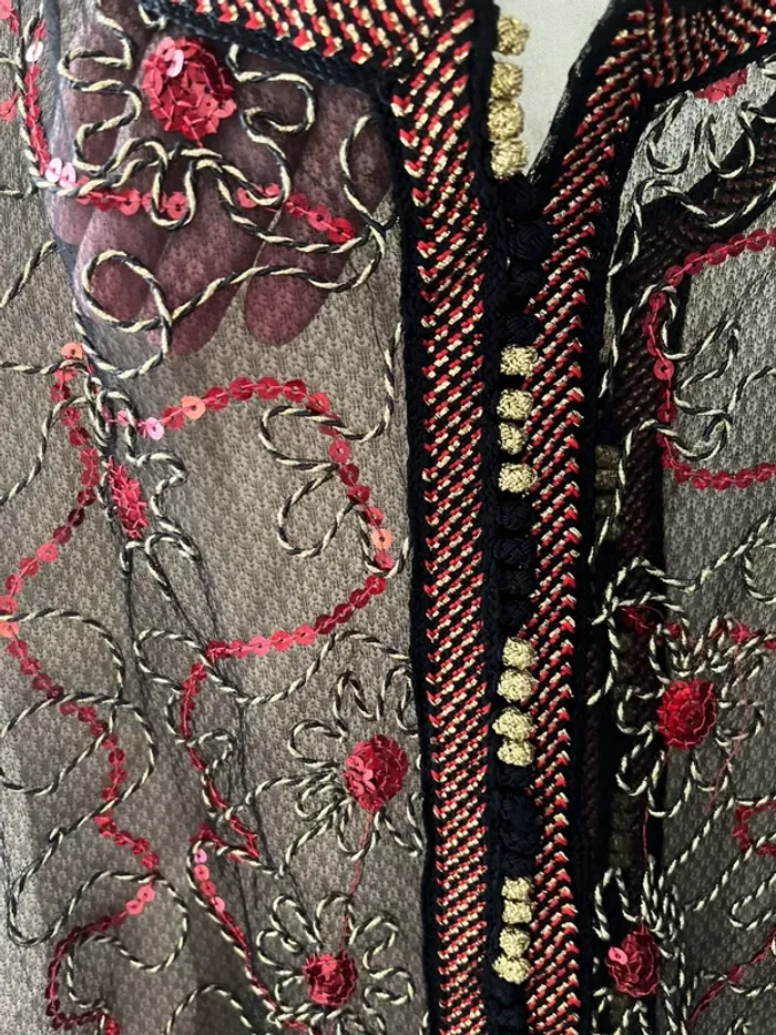 Robe de soirée orientale fait main taille unique - photo numéro 6