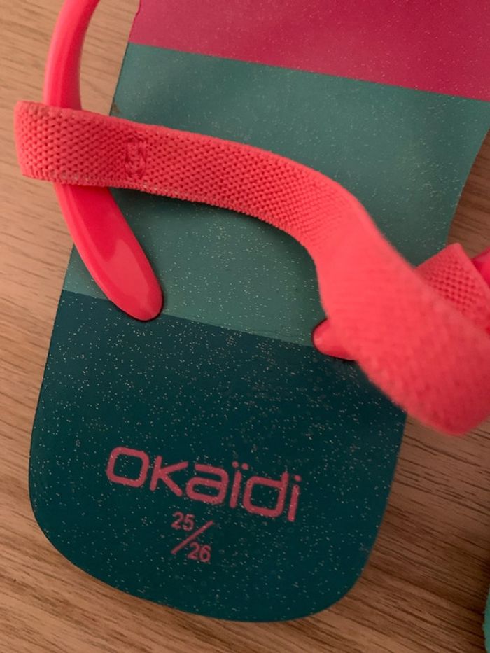 Tongs fille Okaidi 25/26 - photo numéro 5