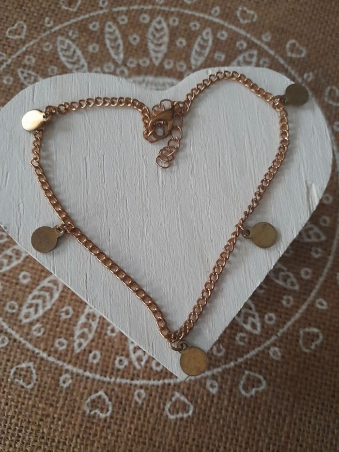 Bracelets de chevilles cuivré - photo numéro 4