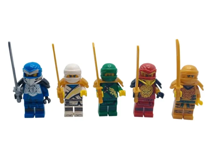 Lot de 5 Figurines Ninja-Compatible Lego