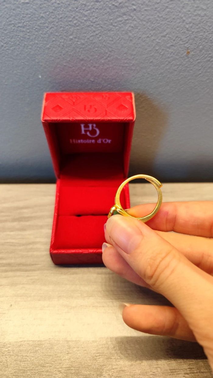 Bague jaune et blanche - Ajustable - photo numéro 6