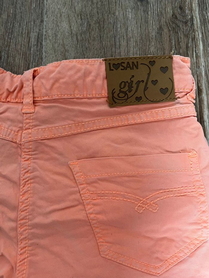 Short en jean , orange, Losan, 10 ans - photo numéro 6