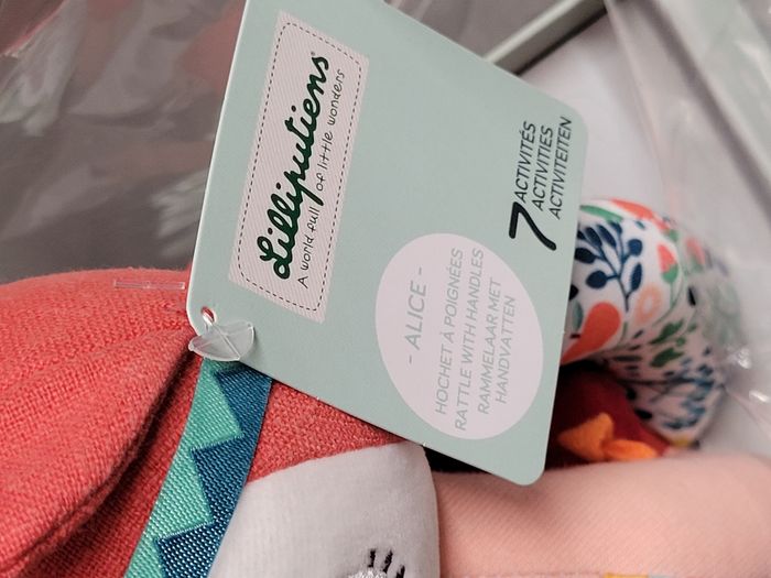 Hochet à poignées Alice la renarde - Lilliputiens - photo numéro 6