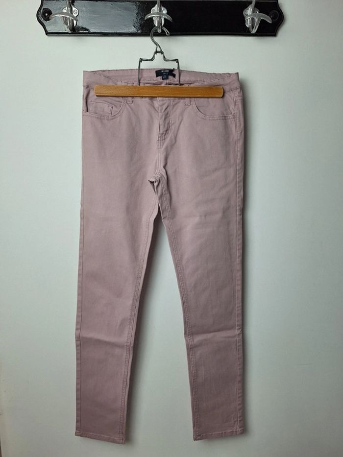 Jeans slim fit rose femme kiabi 38