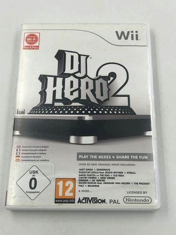 Jeu vidéo DJ Hero 2 sur console Nintendo Wii