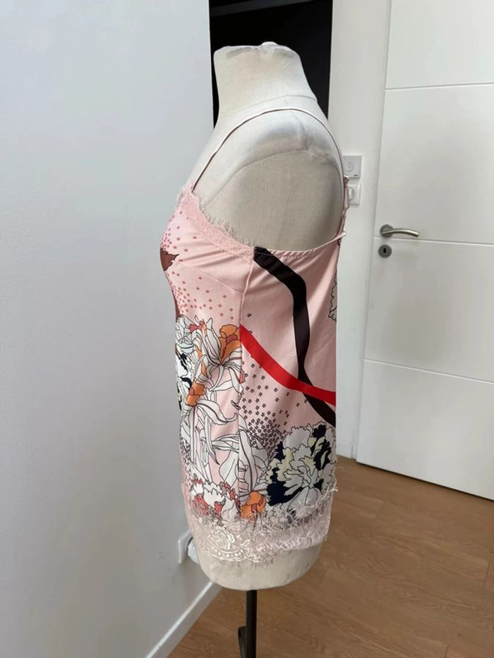 Superbe Haut Caraco avec dentelle 🌸 S M 36 38 - photo numéro 4