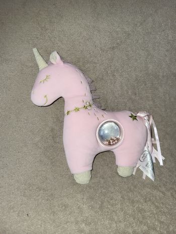 Doudou licorne Mots d'enfants