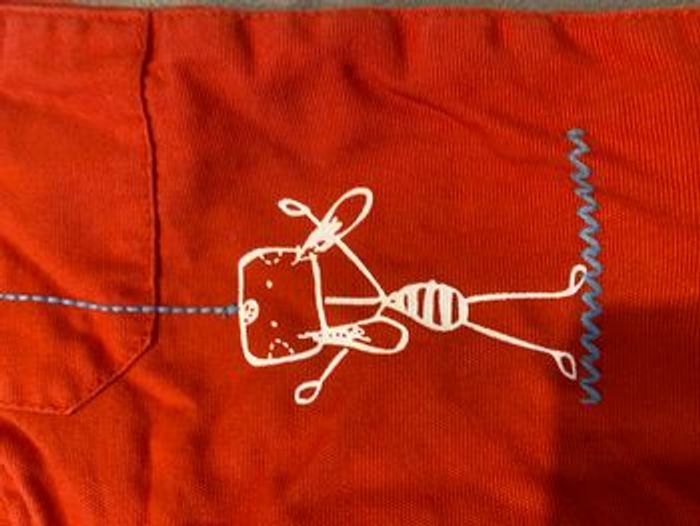 Jolie salopette rouge doublé hiver 6 mois 67cm - photo numéro 5