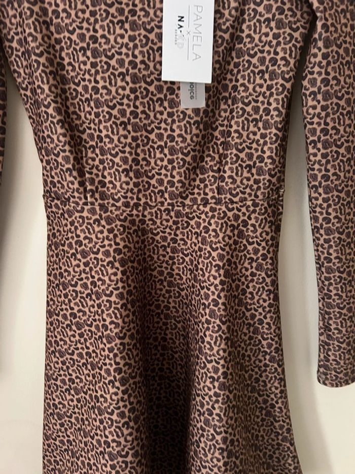 Robe patineuse, motif léopard, NA-KD - photo numéro 5