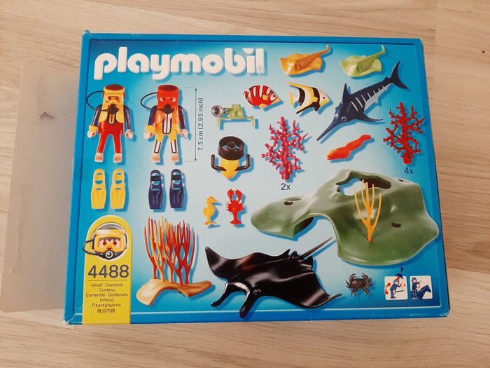 LOT FONDS MARIN AVEC PLONGEUR "PLAYMOBIL" - Réf.4488 - n°98 - photo numéro 4