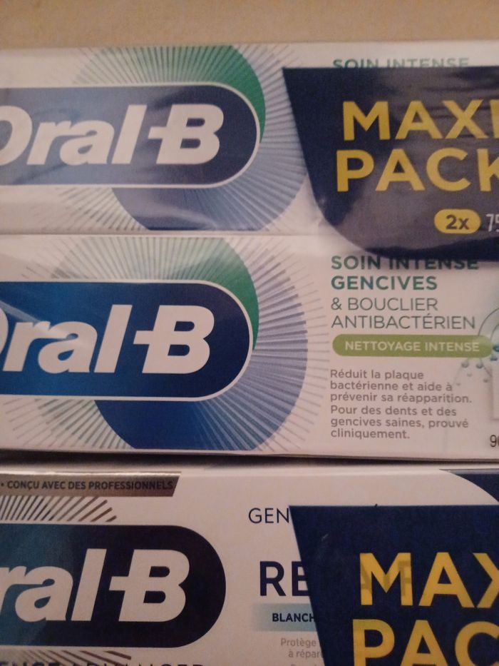 Lot 6 de dentifrices Oral B - photo numéro 2