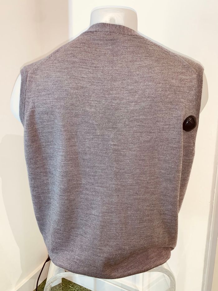 Cardigan sans manches laine mérinos Privati Firenze - photo numéro 2