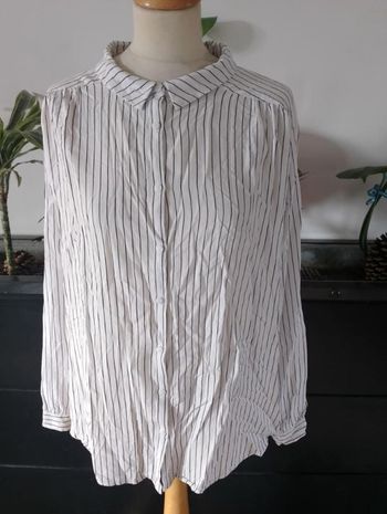 Chemisier à lignes Kiabi (54)