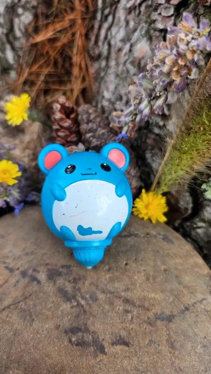 Super figurine Pokemon Nintendo toupie marill - photo numéro 2